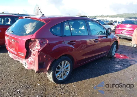 2013 Subaru Impreza 2.0I Premium из США, поврежденный, VIN JF1GPAC66D2893260